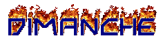 Gif animé Bon dimanche feu